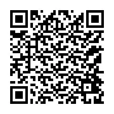 QR-code voor telefoonnummer +12154429670