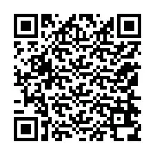 Código QR para número de teléfono +12154638436