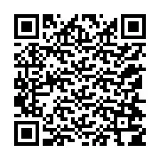 QR-koodi puhelinnumerolle +12154704258