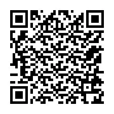 Código QR para número de teléfono +12154724857