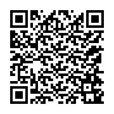 Código QR para número de telefone +12154741568