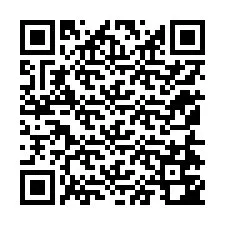 QR-код для номера телефона +12154742102