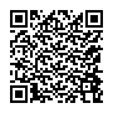 Código QR para número de telefone +12154868356