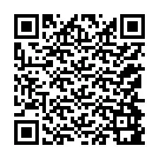 QR код за телефонен номер +12154981278