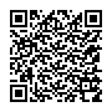 QR Code pour le numéro de téléphone +12155118442