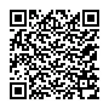 QR-Code für Telefonnummer +12155134553