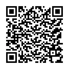 Código QR para número de telefone +12155134554