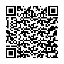 QR-код для номера телефона +12155135550