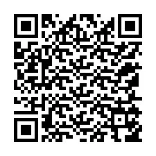 Código QR para número de telefone +12155156428