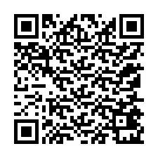 QR-код для номера телефона +12155421188