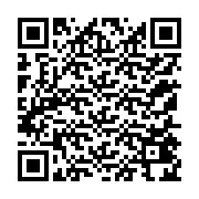 QR-Code für Telefonnummer +12155424310