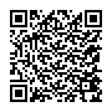 QR-koodi puhelinnumerolle +12155424312