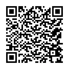 Código QR para número de telefone +12155424327