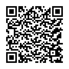 QR-koodi puhelinnumerolle +12155427130