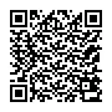 Codice QR per il numero di telefono +12155432415