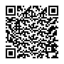 QR-koodi puhelinnumerolle +12155434955