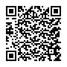 QR-код для номера телефона +12155654196