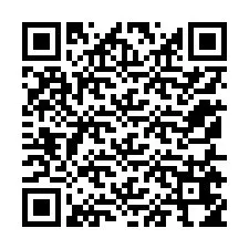 QR код за телефонен номер +12155654203