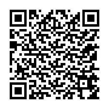 Codice QR per il numero di telefono +12155654446