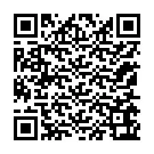 QR-код для номера телефона +12155663185