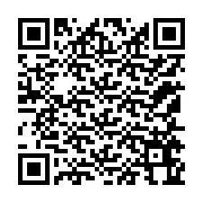 QR-Code für Telefonnummer +12155664621