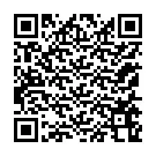 QR-код для номера телефона +12155668715