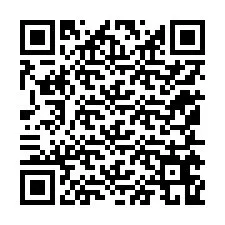 QR-Code für Telefonnummer +12155669422