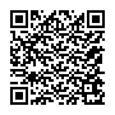 Código QR para número de telefone +12155671363