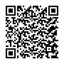 QR код за телефонен номер +12155676129