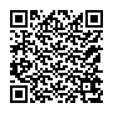 Código QR para número de teléfono +12155677661