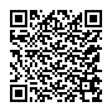 QR код за телефонен номер +12155678074