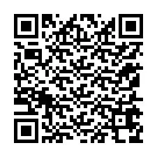 QR-koodi puhelinnumerolle +12155678842