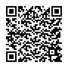 QR Code สำหรับหมายเลขโทรศัพท์ +12155687646