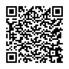 Código QR para número de telefone +12155689806