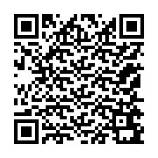 Codice QR per il numero di telefono +12155691235