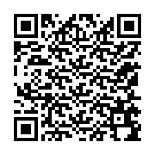 QR-koodi puhelinnumerolle +12155694526