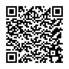 Código QR para número de telefone +12155694561