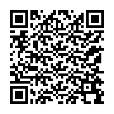 Código QR para número de telefone +12155698290