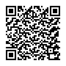 QR-koodi puhelinnumerolle +12155770170