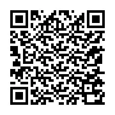 QR-код для номера телефона +12155770382