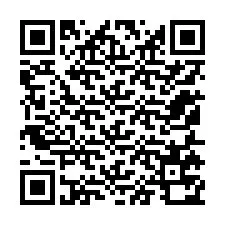 Código QR para número de telefone +12155770507