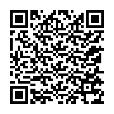 Código QR para número de telefone +12155774348