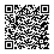 QR код за телефонен номер +12155775563