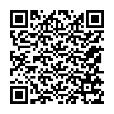 Código QR para número de teléfono +12155775573