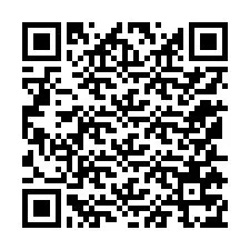 QR Code pour le numéro de téléphone +12155775576