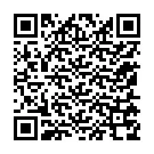 Codice QR per il numero di telefono +12155778016