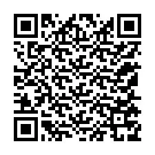 QR-код для номера телефона +12155779334