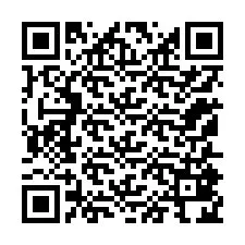 QR код за телефонен номер +12155824255