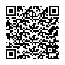 QR kód a telefonszámhoz +12155831615