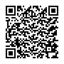 QR Code สำหรับหมายเลขโทรศัพท์ +12155834548